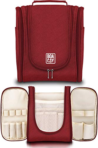 Premium Hanging Travel Toiletry or Cosmetics Bag Organizer Kit for Women or Men  (10 colors)