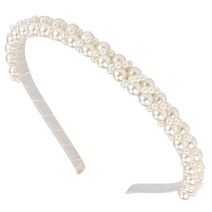 Pearl Studded Beaded Fashion Headband for Women and Girls, Weddings and Parties (5 colors)