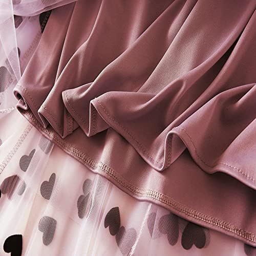 Women's All Over Polka Dot on Tulle Layered Elastic High Waist Skirt  (5 colors)