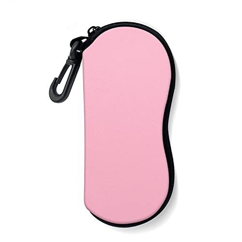 Neoprene Zipper Glasses Soft Case with Carabiner