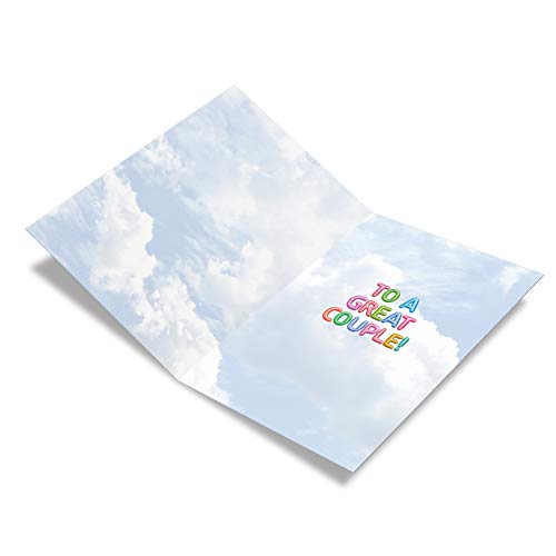 Candy Colors "Happy Anniversary" Greeting Card with Envelope