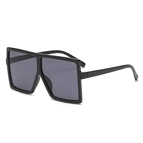 Unisex Square Oversized Flat Top Sunglasses Fashion Shades  (10 colors)