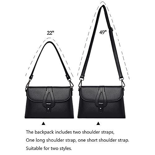 Striking & Spacious Crossbody Shoulder Satchel Handbag  (4 colors)