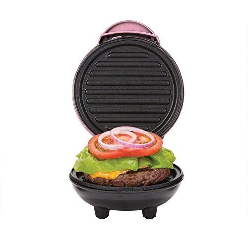 Mini Portable Grill and Panini Press for Gourmet Burgers, Sandwiches and Snacks  (6 colors)