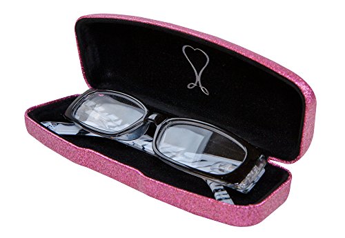Dazzling Sparkle Smooth Glitter Women's Eye Glass or Sunglasses Case  (7 colors)