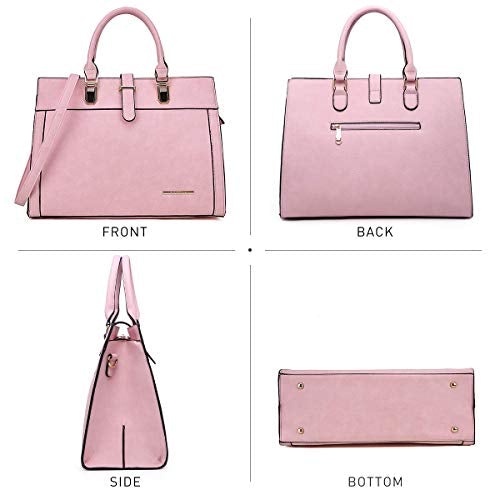 Women's Shoulder or Handle Handbag Tote Purse w/Matching Wristlet Clutch Wallet  (9 colors)