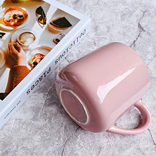 Classic Large Capacity 18-oz Ceramic Coffee Mug or Tea Cup  (12 colors)