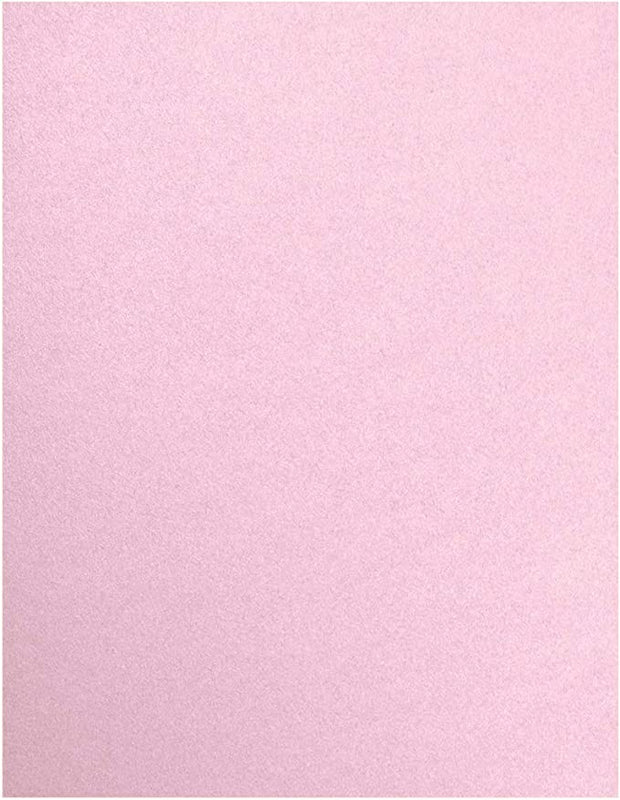 Pink Rose Quartz Metallic 8.5" x 11" Paper for Printing, Crafts, Scrapbooking, 50-Pack