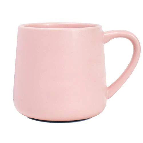Classic Large Capacity 18-oz Ceramic Coffee Mug or Tea Cup (12 colors) - Pink and Caboodle