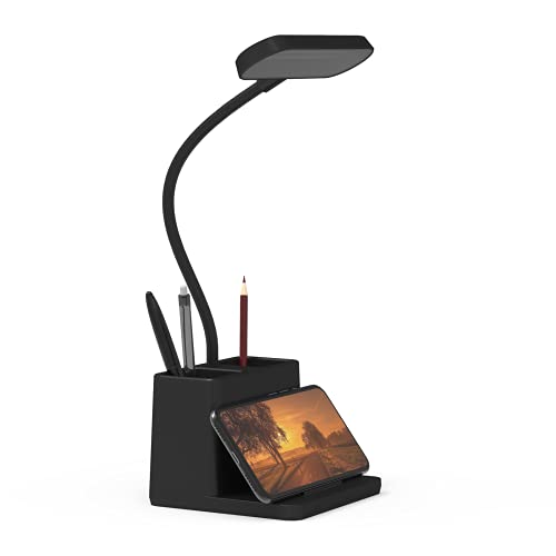 Cute Adjustable Desk Lamp, Rechargeable Battery LED Table Bedside Reading Lamp  (3 colors)