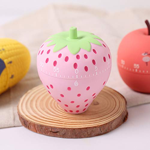 Cute Fruit or Veggie Style Kitchen Timer or Alarm Clock, Up to 1 Hour (6 styles)