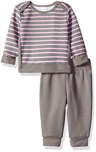 Unisex Baby-to-Toddler Adjustable Fit Jogger Sweatshirt & Pants Set  (7 colors)