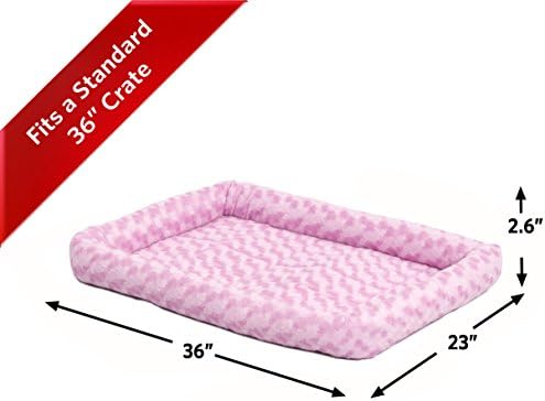 Pet Bed or Bolster, Small to XX-Large, Machine Washable  (5 colors)