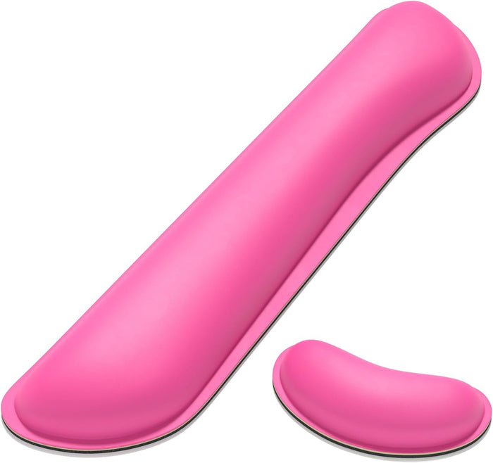 Keyboard Wrist Pillow Rest Pad, Mouse Pad Wrist Support Memory Foam Set  (17 colors)