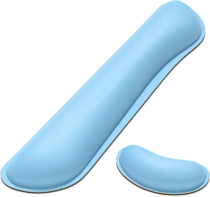 Keyboard Wrist Pillow Rest Pad, Mouse Pad Wrist Support Memory Foam Set  (17 colors)
