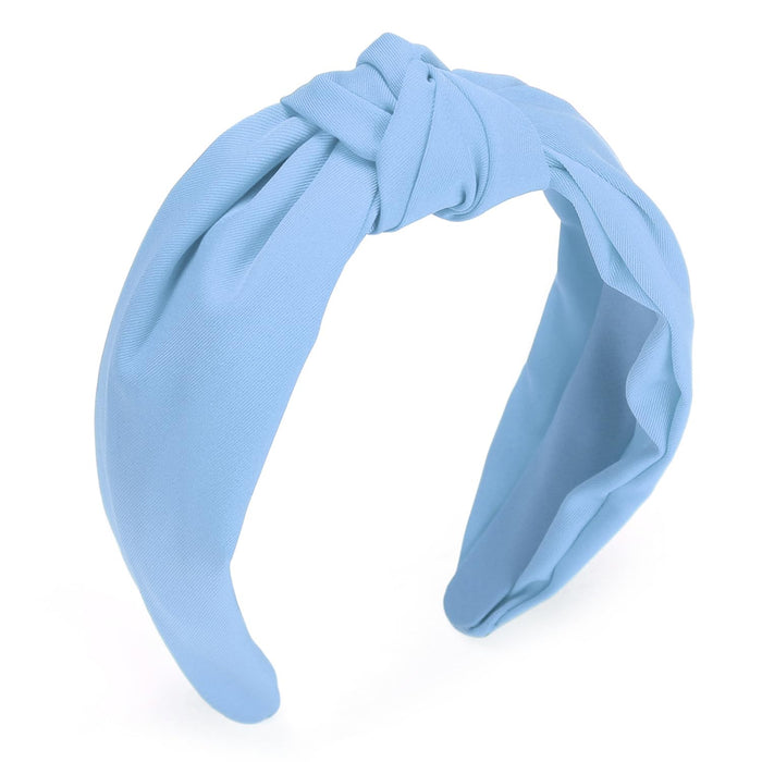 Wide Knotted Fabric Headband, Adjustable Hair Accessory for Women  (15 colors)