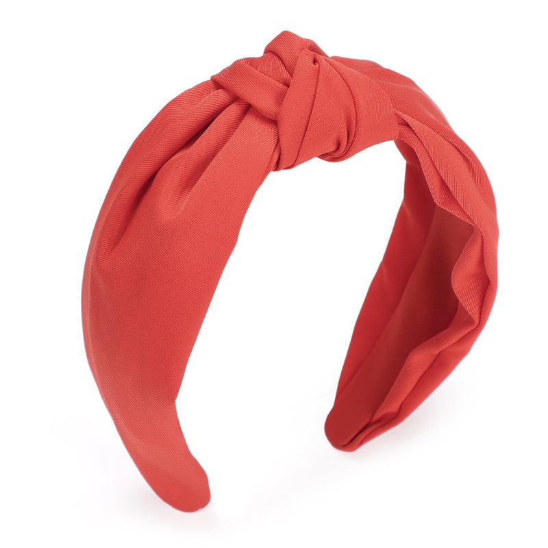 Wide Knotted Fabric Headband, Adjustable Hair Accessory for Women  (15 colors)