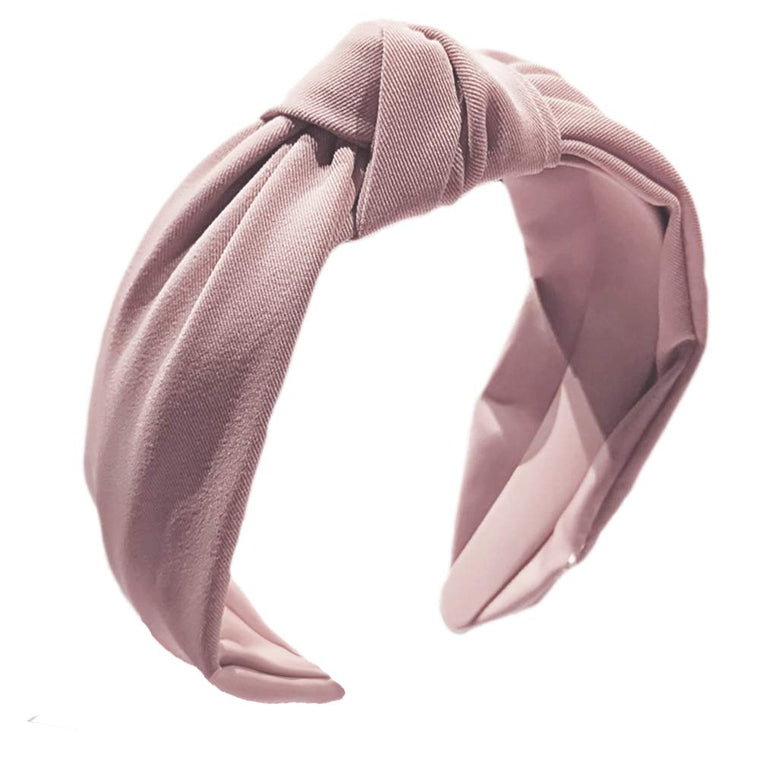 Wide Knotted Fabric Headband, Adjustable Hair Accessory for Women  (15 colors)