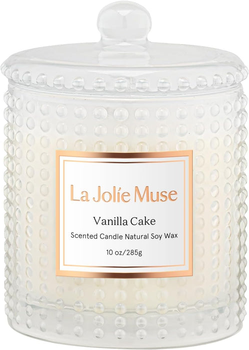 Natural Soy Scented Candle, 10-Ounce Luxury Jar, Long Burning, Premium Gift  (11 fragrances)