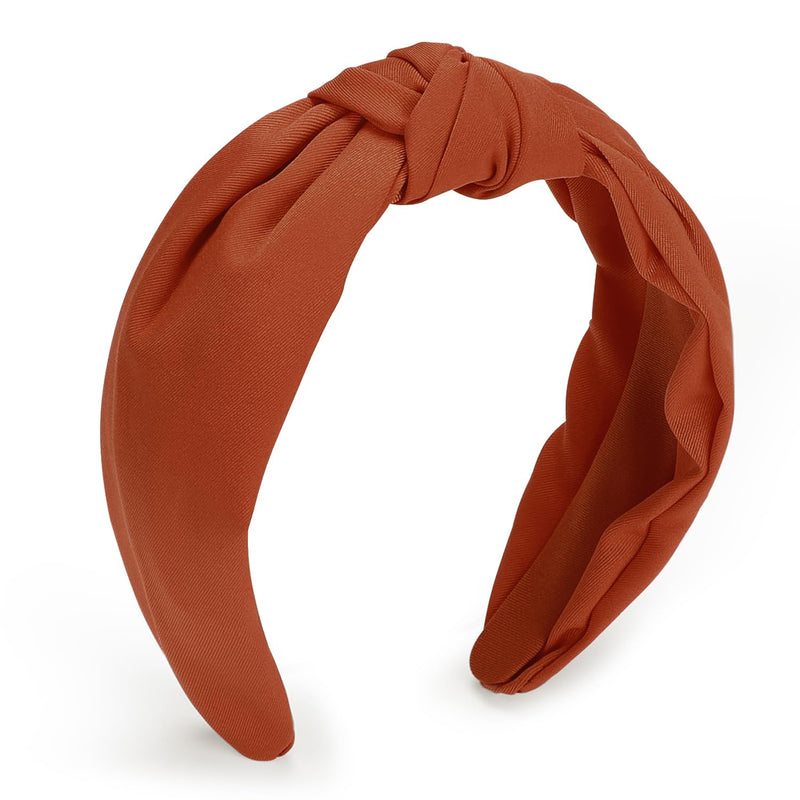 Wide Knotted Fabric Headband, Adjustable Hair Accessory for Women  (15 colors)