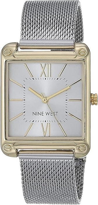 Nine West Women's Sunray Dial Mesh Bracelet Watch (8 colors)