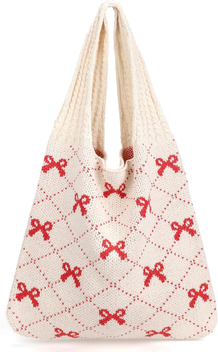 Crochet Hobo Tote Bag, Large Beach Mesh Knitted Summer Shoulder Handbag  (3 colors)
