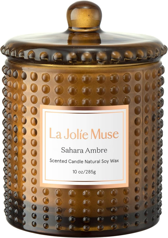 Natural Soy Scented Candle, 10-Ounce Luxury Jar, Long Burning, Premium Gift  (11 fragrances)