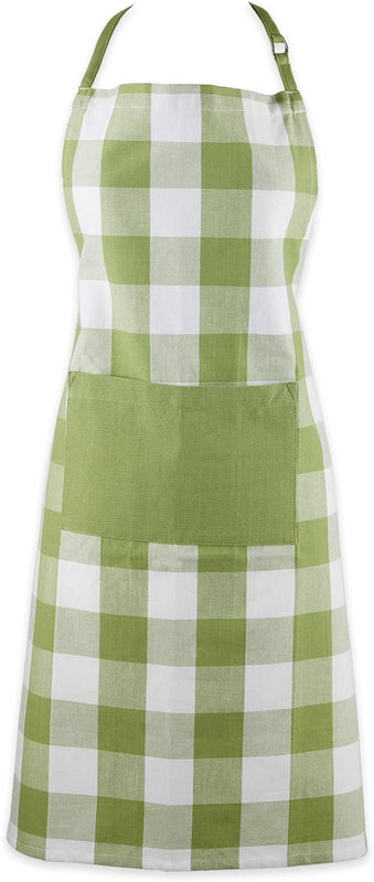 Unisex Apron, Knee Length, Buffalo Check Print  (14 colors)