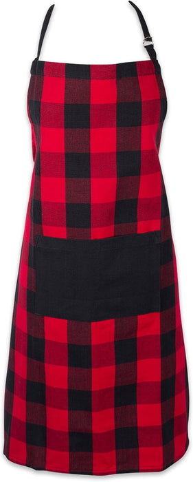 Unisex Apron, Knee Length, Buffalo Check Print  (14 colors)