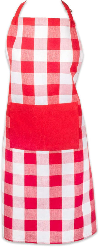 Unisex Apron, Knee Length, Buffalo Check Print  (14 colors)