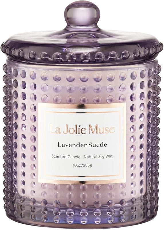 Natural Soy Scented Candle, 10-Ounce Luxury Jar, Long Burning, Premium Gift  (11 fragrances)