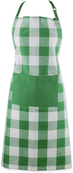 Unisex Apron, Knee Length, Buffalo Check Print  (14 colors)