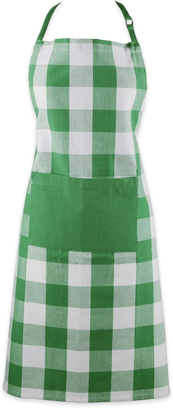 Unisex Apron, Knee Length, Buffalo Check Print  (14 colors)