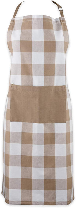 Unisex Apron, Knee Length, Buffalo Check Print  (14 colors)