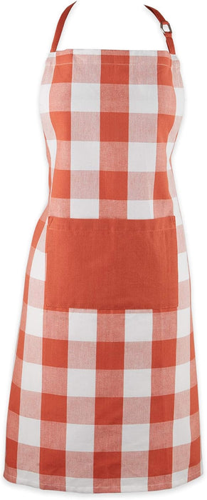 Unisex Apron, Knee Length, Buffalo Check Print  (14 colors)