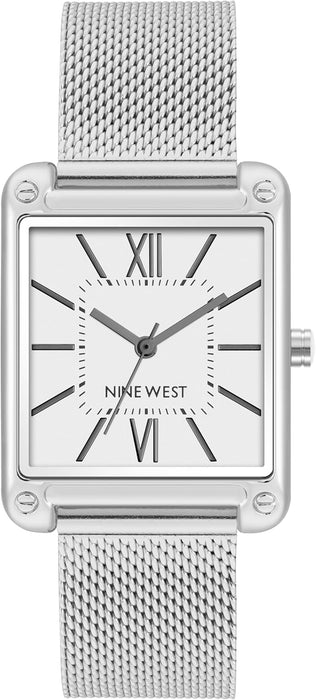 Nine West Women's Sunray Dial Mesh Bracelet Watch (8 colors)