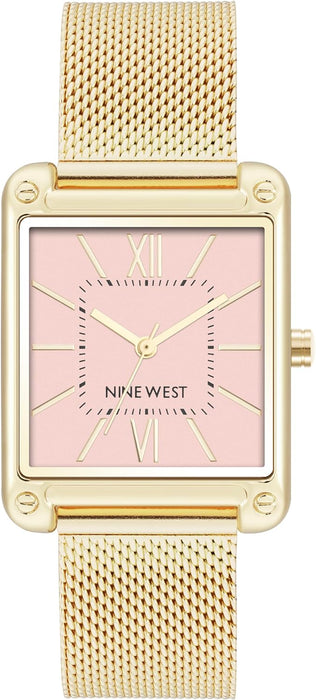 Nine West Women's Sunray Dial Mesh Bracelet Watch (8 colors)