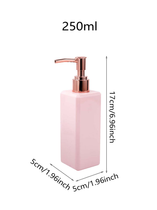 1pc 250ML Plastic Lotion Dispenser - Pink and Caboodle
