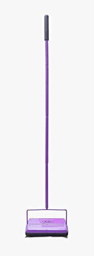 Fuller Brush 17032 Electrostatic Carpet & Floor Sweeper - 9" Cleaning Path - Lightweight - Ideal for Crumby Messes - Works On Carpets & Hard Floor Surfaces - Purple