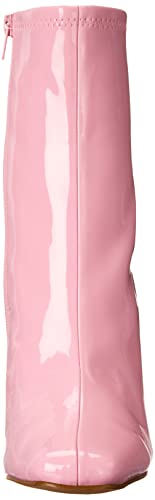 Steve Madden Women's Lynden Ankle Boot, Pink Patent, 10