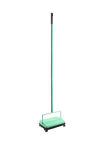 Fuller Brush 17029 Electrostatic Carpet & Floor Sweeper - 9" Cleaning Path - Lightweight - Ideal for Crumby Messes - Works On Carpets & Hard Floor Surfaces - Fresh Mint