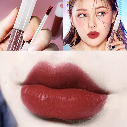 24Pcs Matte Liquid Lipstick Set Waterproof Lip Gloss Kit, Long Lasting Lipgloss Kit - Pink and Caboodle