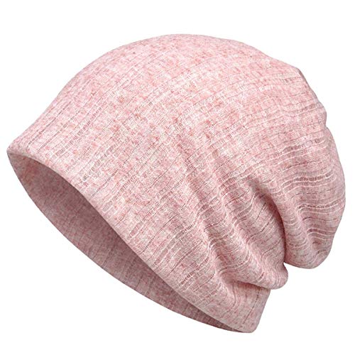 3-Pack Unisex Slouchy Knit Beanie Chemo Hat or Winter Cap - Pink, Black & Gray - Pink and Caboodle