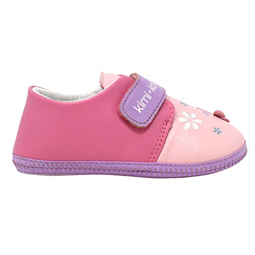 Kimi + Kai Girls First Walker Toddler Baby Butterfly Soft Sole Lambskin Leather Shoes Pink 6-12 Months