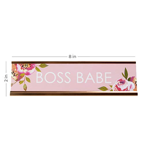 Boss Babe Desk Plate/Boss Babe Desk Sign Nameplate