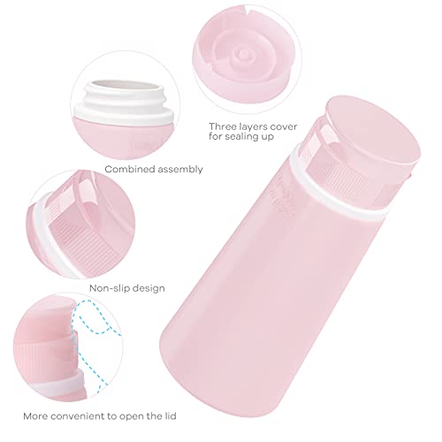 Valourgo Travel Bottles for Toiletries Tsa Approved Travel Size Containers BPA Free Leak Proof Travel Tubes Refillable Liquid Travel Accessories for Cosmetic Shampoo and Lotion Soap