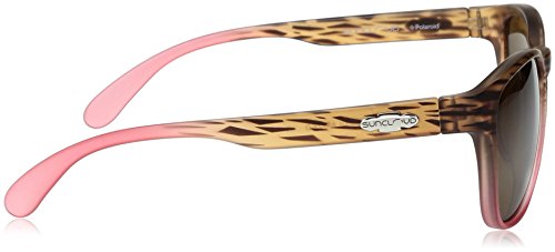 Suncloud Loveseat Polarized Sunglasses, Matte Tortoise Pink Fade/Polarized Brown
