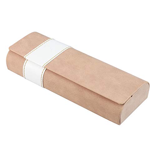 Lightweight Hard Shell Sueded PU Leather Portable Glasses/Sunglasses Case  (4 colors)