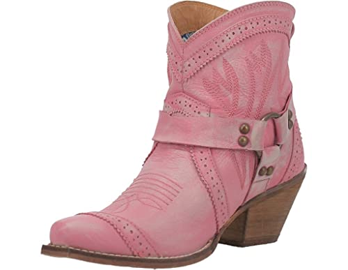 Women's Casual Snip Toe Ankle Cowboy Boots with Chunky Mid Heel  (5 colors)