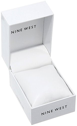 Nine West Women's Rose Gold Sunray Dial Silver Mesh Bracelet Watch